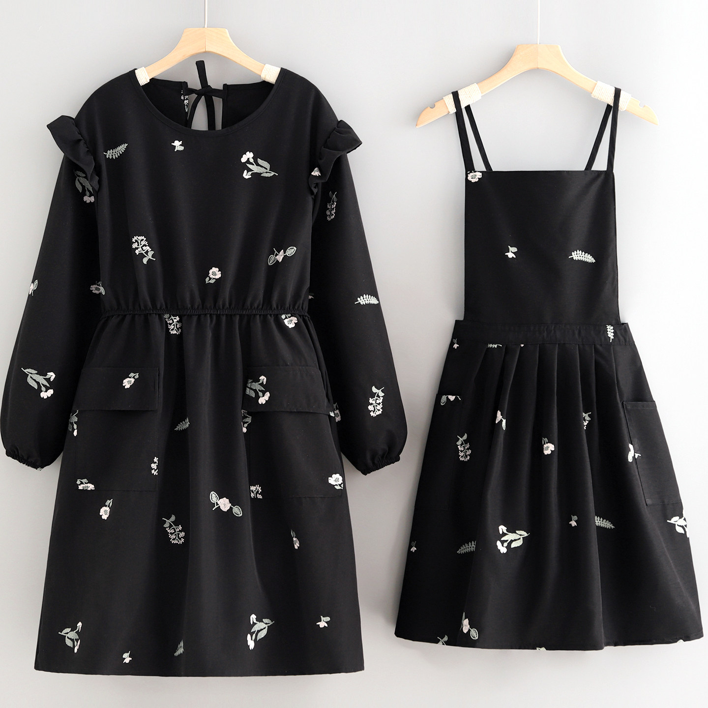 韩版时尚围裙餐饮美妆专用工作服家用厨房做饭防油污围腰长袖罩衣,家庭/个人清洁工具,围裙,淘宝优惠券,粉丝福利购,淘宝优惠卷