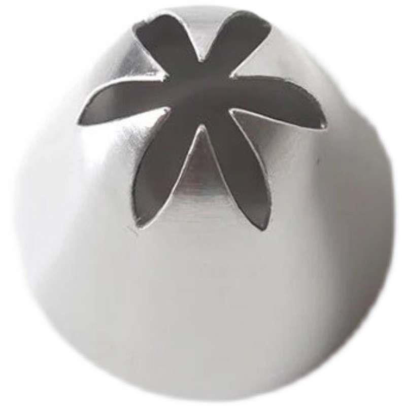 奶茶饮品奶油雪顶裱花嘴1M2D纸杯蛋糕玫瑰花裱花头辅食蓝莓山药泥