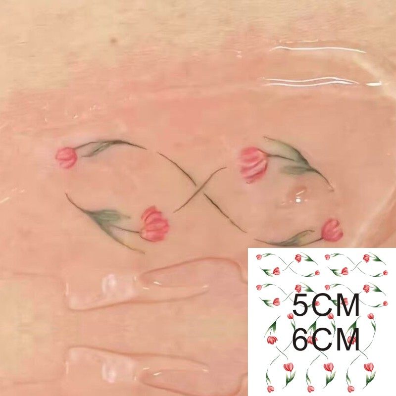 彩色郁金香纹身贴防水持久女卡通ins风 小图案手腕花环无限符号贴,家居饰品,其他贴饰,淘宝优惠券,粉丝福利购,淘宝优惠卷