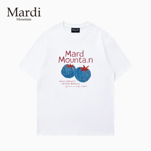 Mardi Mountain韩国授权正品2026春夏款宽松纯棉短袖女t恤