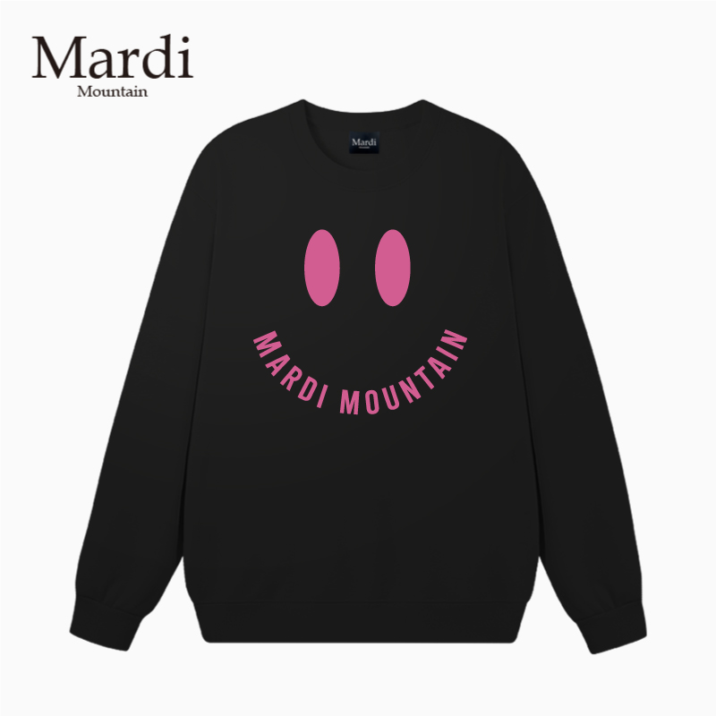 专柜授权Mardi Mountain韩国正品2025秋冬款印花套头圆领女卫衣