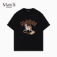 Mardi Mountain韩国正品 2026春夏款 专柜授权 黑白纯棉短袖 女t恤
