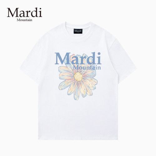 Mardi Mountain韩国授权正品2026春夏款宽松纯棉短袖女t恤