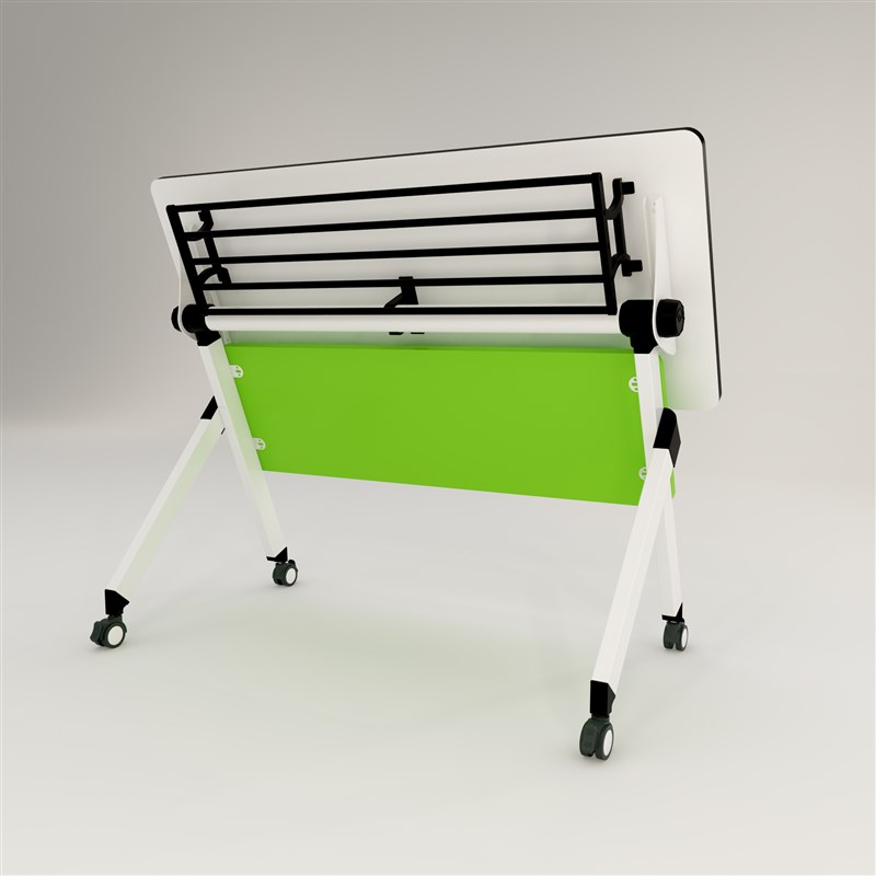 可折叠培训桌椅组合学生培训课桌椅折叠会议桌培训桌折叠会议条桌