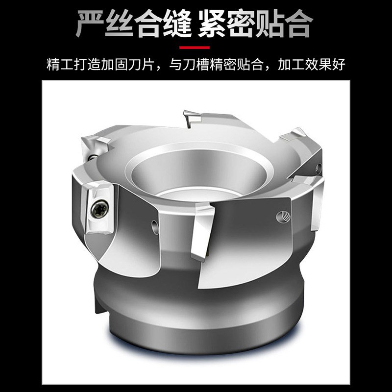 铝用高光数控铣刀片车刀片90度直角铣刀盘铣床APMT1135铝用刀粒