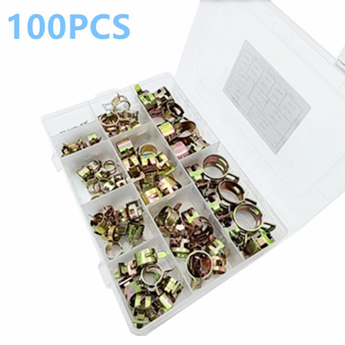 跨境爆款 100PCS 6-22mm日式软管夹卡箍汽车CPU燃油管夹