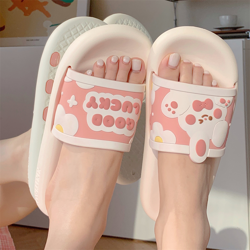少女心休闲学生小兔子洗澡拖鞋