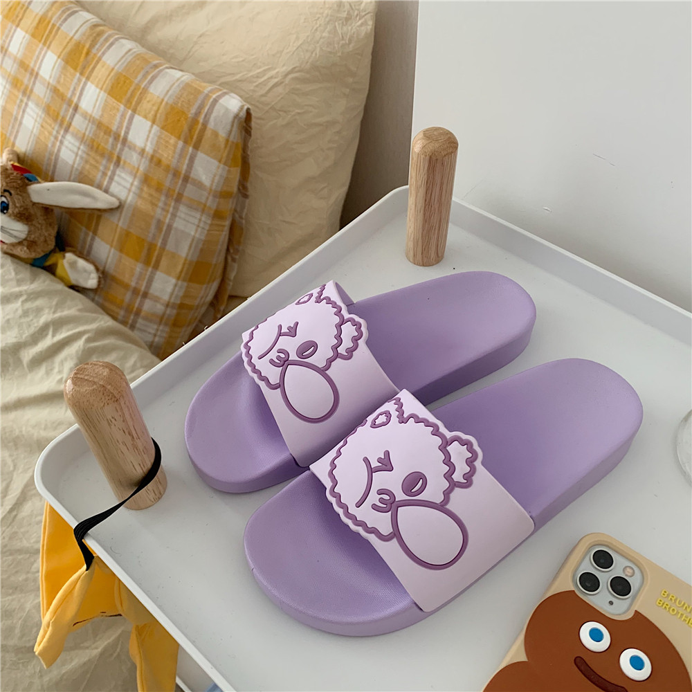 可爱卡通室内拖鞋夏天ins潮家用防滑浴室洗澡平底居家一字凉拖女,居家布艺,居家凉拖/凉鞋,淘宝优惠券,粉丝福利购,淘宝优惠卷