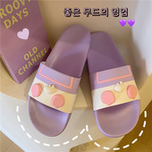 防滑室内家用可爱少女心凉拖鞋 新款 男夏 女夏季 情侣卡通居家拖鞋
