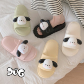 情侣趣味可爱小狗学生轻便室内居家拖鞋 男女夏时尚 软底EVA凉拖鞋