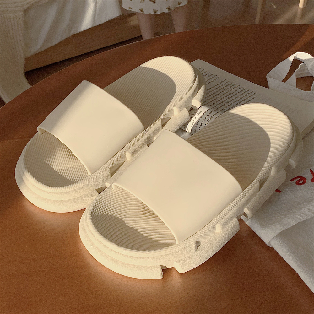 男女夏休闲室内居家防滑软底简约凉拖鞋情侣韩版ins个性一字拖鞋