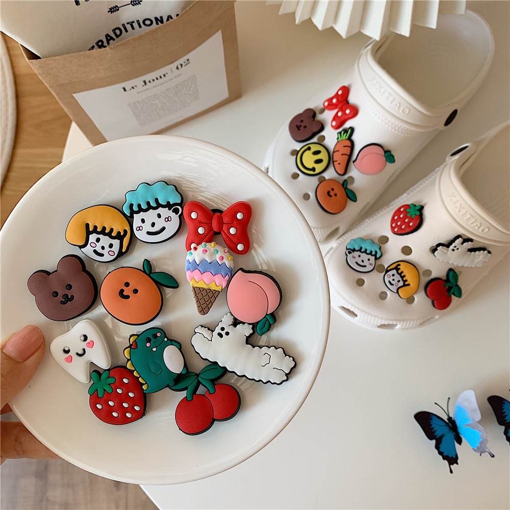 卡通洞洞鞋装饰扣鞋扣配件鞋面装饰可爱洞洞鞋创意DIY配饰潮,居家布艺,居家凉拖/凉鞋,淘宝优惠券,粉丝福利购,淘宝优惠卷