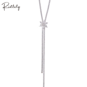 Riotlily 艾特里里冬日序曲系列项链新年礼物秋冬季 流苏成人银色