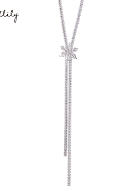 Riotlily/艾特里里冬日序曲系列项链新年礼物秋冬季流苏成人银色