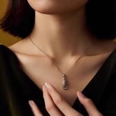 Riotlily 艾特里里尼罗河往事系列项链灵蛇925银锁骨链新年女款