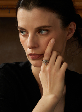 Riotlily/艾特里里金钱豹新年系列戒指女款礼物个性高级设计感