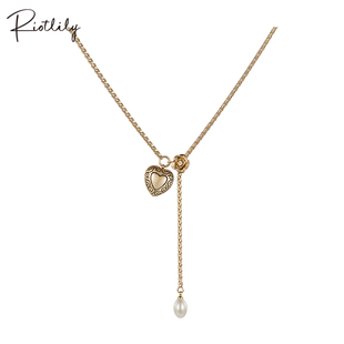 Riotlily/艾特里里不羁爱心系列项链新年礼物流苏
