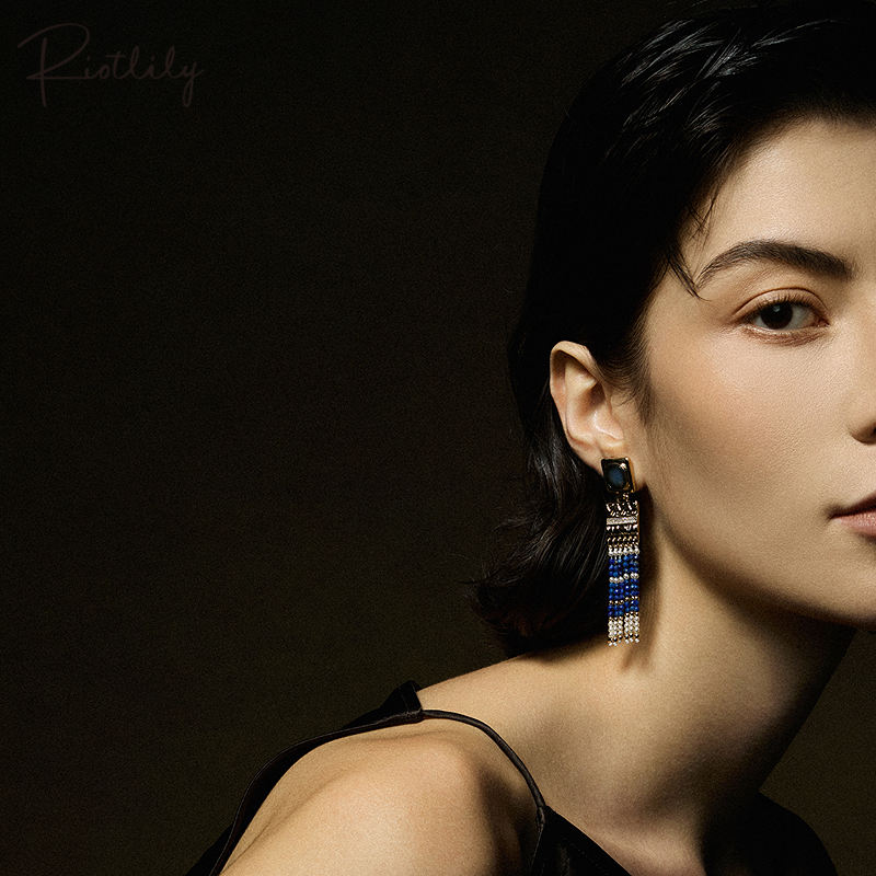 Riotlily/艾特里里流金古埃及系列耳环复古送女友礼物