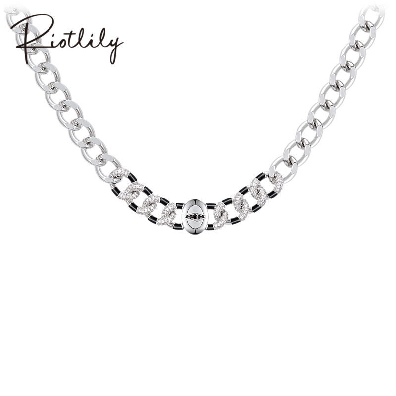 Riotlily艾特里里ROCK项链重工链条设计雅酷夸张毛衣链圣诞送女友