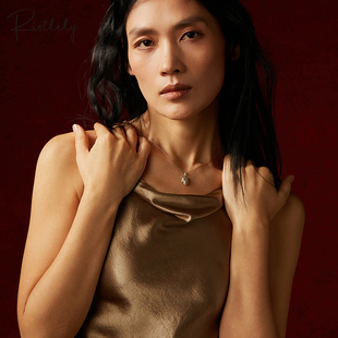 Riotlily/艾特里里金钱豹系列项链经典女款礼物豹子造型金色