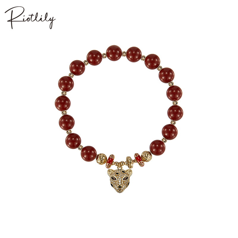 Riotlily/艾特里里金钱豹新年系列手链经典送女友礼物高级感轻奢