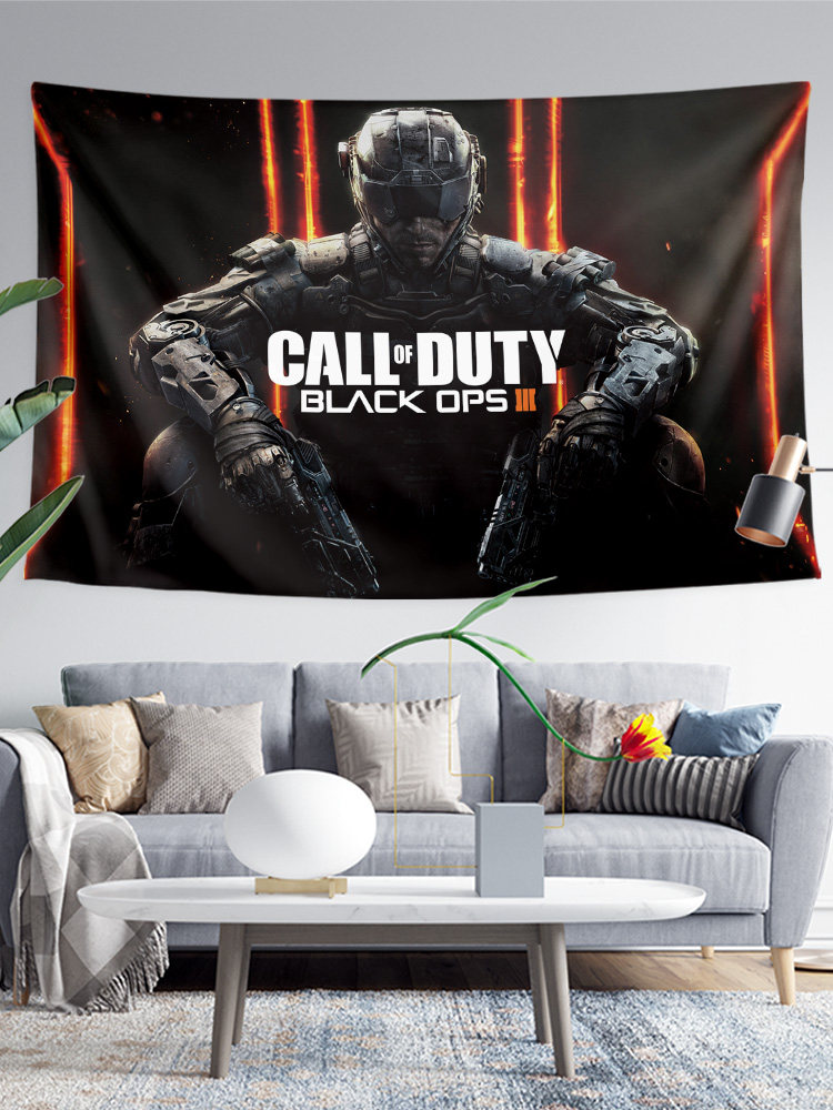 COD CALL OF DUTY MODERN WARFARE BLACK OPS 주변 장식 그림 배경 천 벽 천 포스터 태피스트리 교수형 천