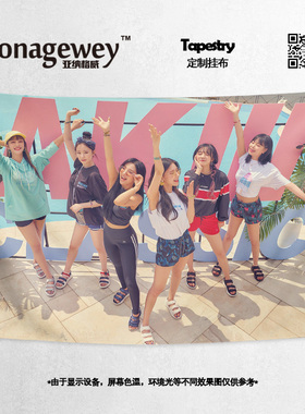 (G)I-DLE女孩子们GIDLE韩国女团粉丝应援周边背景布海报挂布挂毯