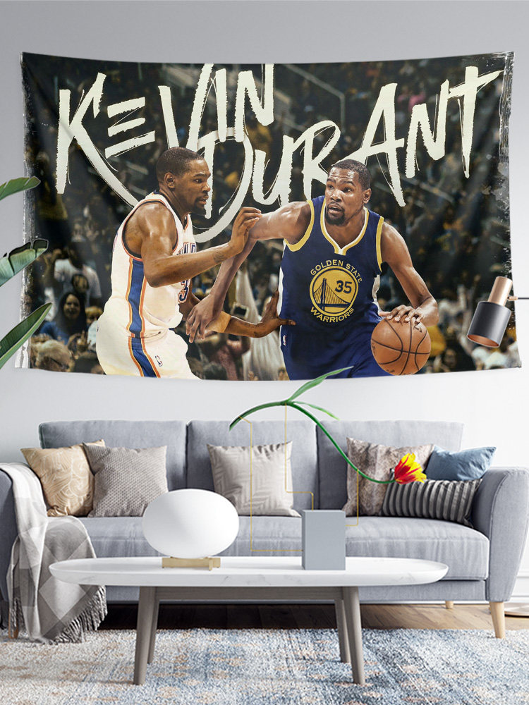 DURANT KEVIN DURANT DU SHAO KD ADU 주변 장식 포스터 배경 천으로 벽을 덮는 태피스트리 벽걸이