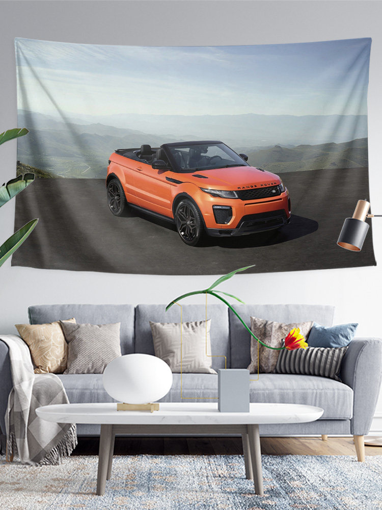 랜드 로버 레인지 로버 VELAR EVOQUE 오프로드 차량 자동차 팬 주변 벽 천 장식 배경 천 포스터 교수형 천 태피스트리