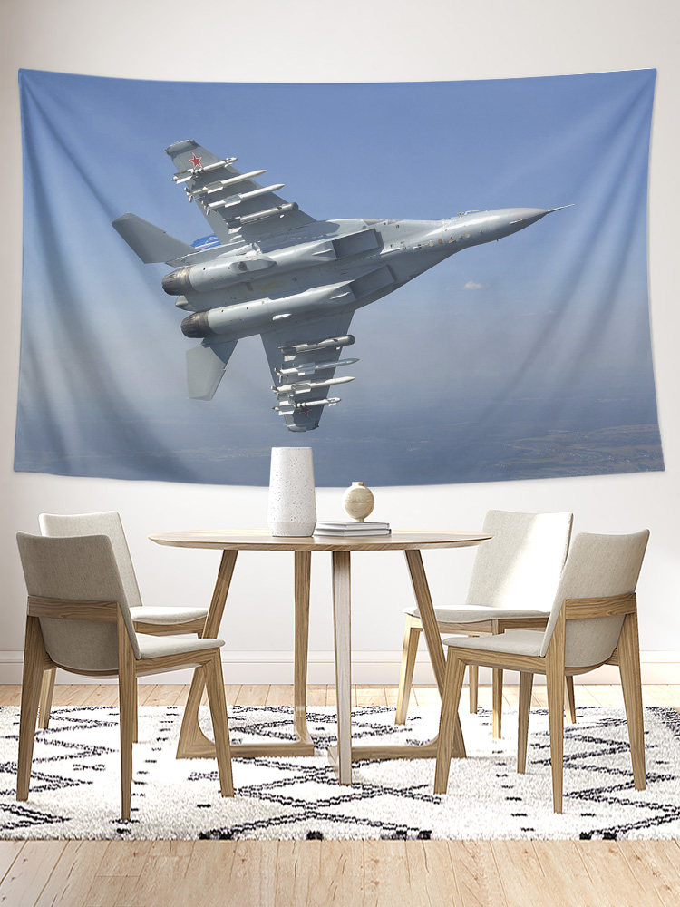 MIG 23 35 시리즈 전투기 군사 무기 군사 팬 주변 장식 포스터 배경 벽 천 태피스트리 교수형 천