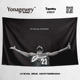 LBJ勒布朗詹姆斯LeBron James球迷装 饰背景布海报墙布挂毯挂布画