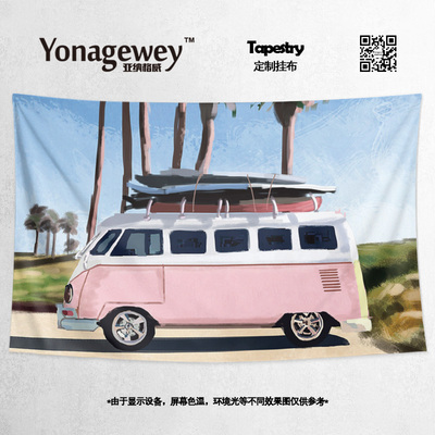 大众transportert1饰装修背景布