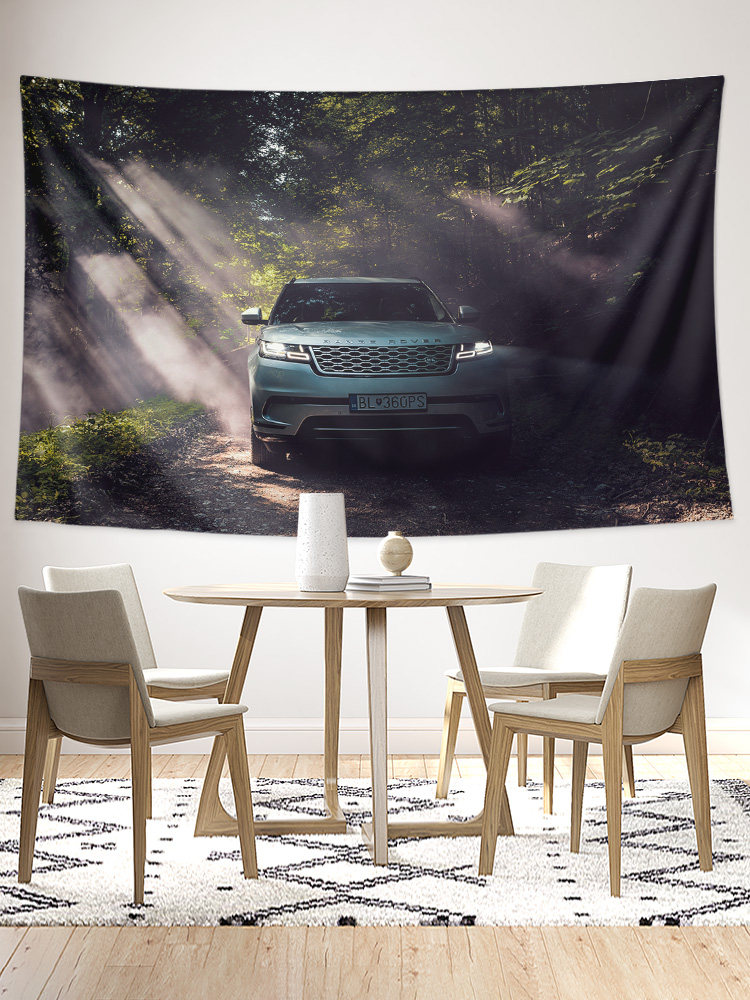 랜드 로버 레인지 로버 VELAR EVOQUE 오프로드 차량 자동차 팬 주변 벽 천 장식 배경 천 포스터 교수형 천 태피스트리