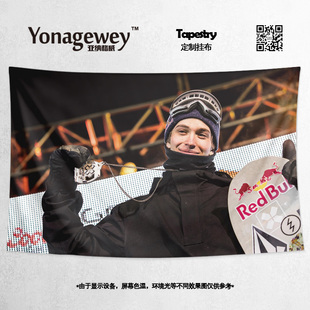 马库斯Marcus kleveland单板大跳台滑雪周边写真海报墙布挂布挂毯