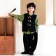 潮 熊猫马甲背心国风套装 香港BAKUXIA男童唐装 礼服2026春秋新中式