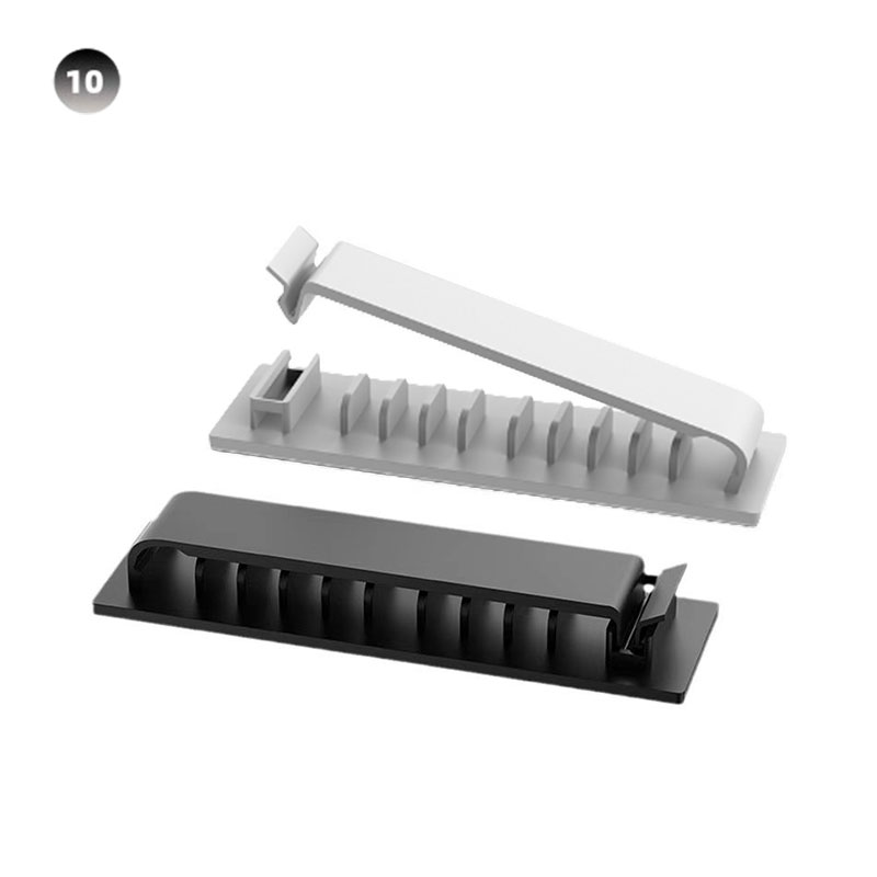 电脑桌线路整理10孔理线器