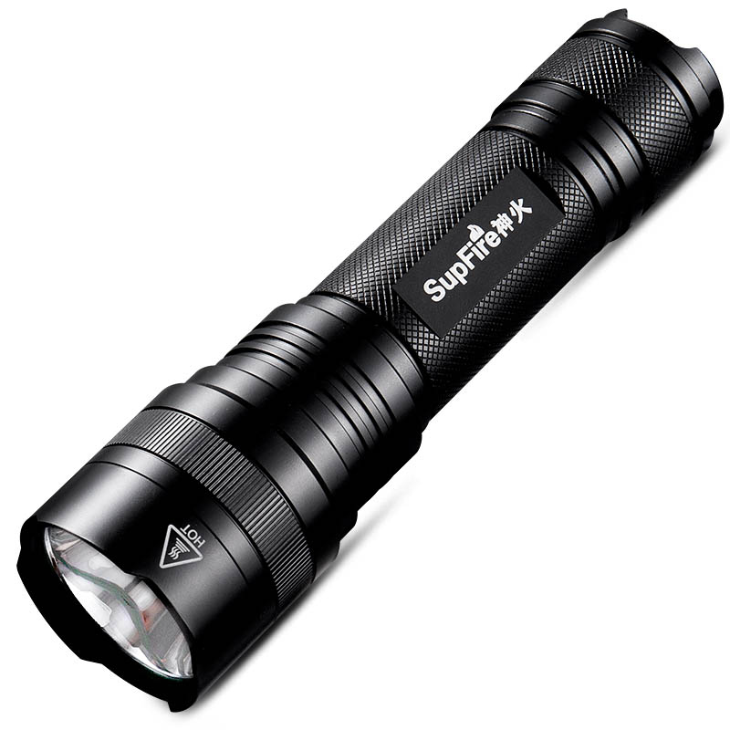 SUPFIRE神火强光手电筒26650可充电式LED灯36远射王usb充电l26-l2
