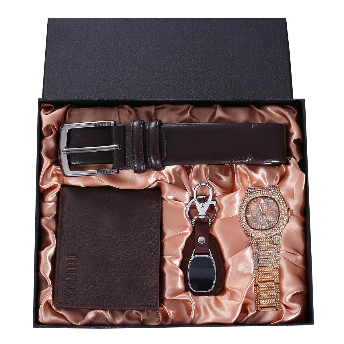 watch luxury gift set sunglass belt wallet neckties for men