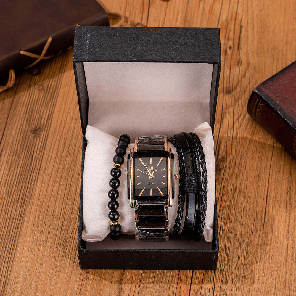 3pcs boutique gift set birthday gift  mens watch,wristwatch