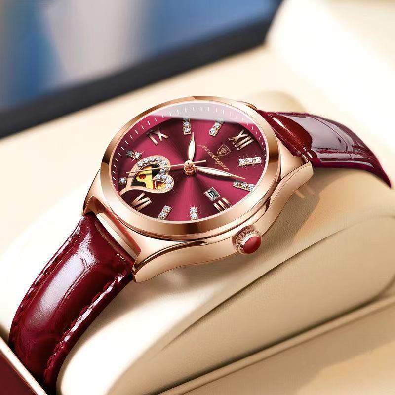 柏达茄新款女士手表Women's watch bracelet necklace set