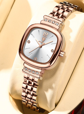 石英表女士腕表手表Women's watch with diamond quartz watch