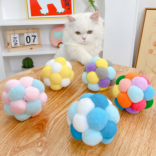 逗猫铃铛玩具球磨牙护齿互动解闷