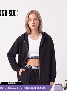 安娜苏运动外套女秋冬新品
