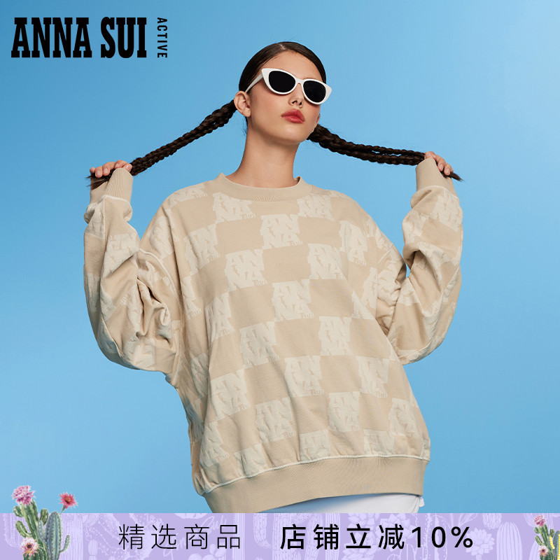 ANNASUI提花套头卫衣