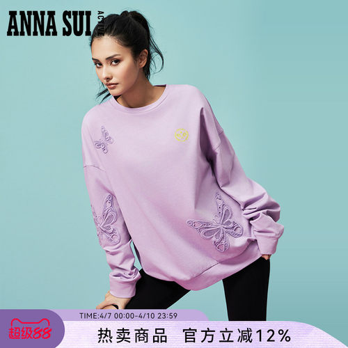 ANNASUI女士长袖卫衣t恤
