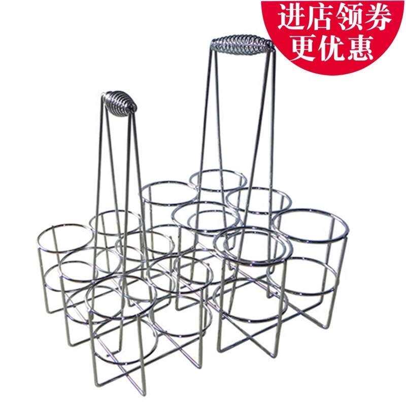 食堂饭店小号餐馆用瓶子架商场啤酒架子提篮铁架加粗置物酒具托架|ruв категории посуда, до дна/бокал/вино, вина стойки - от Buy2taobao.com для оказания профессиональной услуги покупки агента Taobao