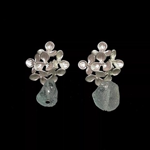 Vintage古着 Icebloom Bouquet耳饰