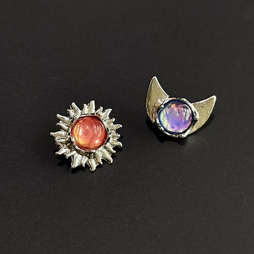 Vintage古着 Star-Struck Day-Moon耳饰