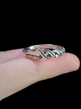 Vintage古着 Twisted thread winding戒指