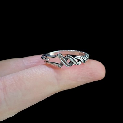 Vintage古着 Twisted thread winding戒指